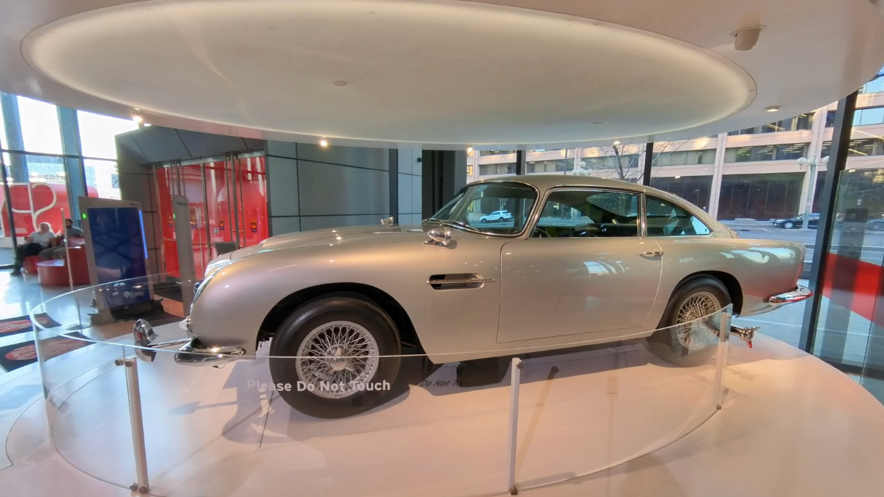 James Bond car inside The International Spy Museum Washington D.C.